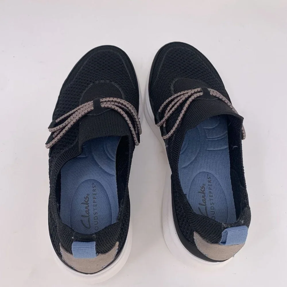 Clarks Ezera Run 261689165045 Sneakers Women's 7 Black Cambi Running Shoes S0521
